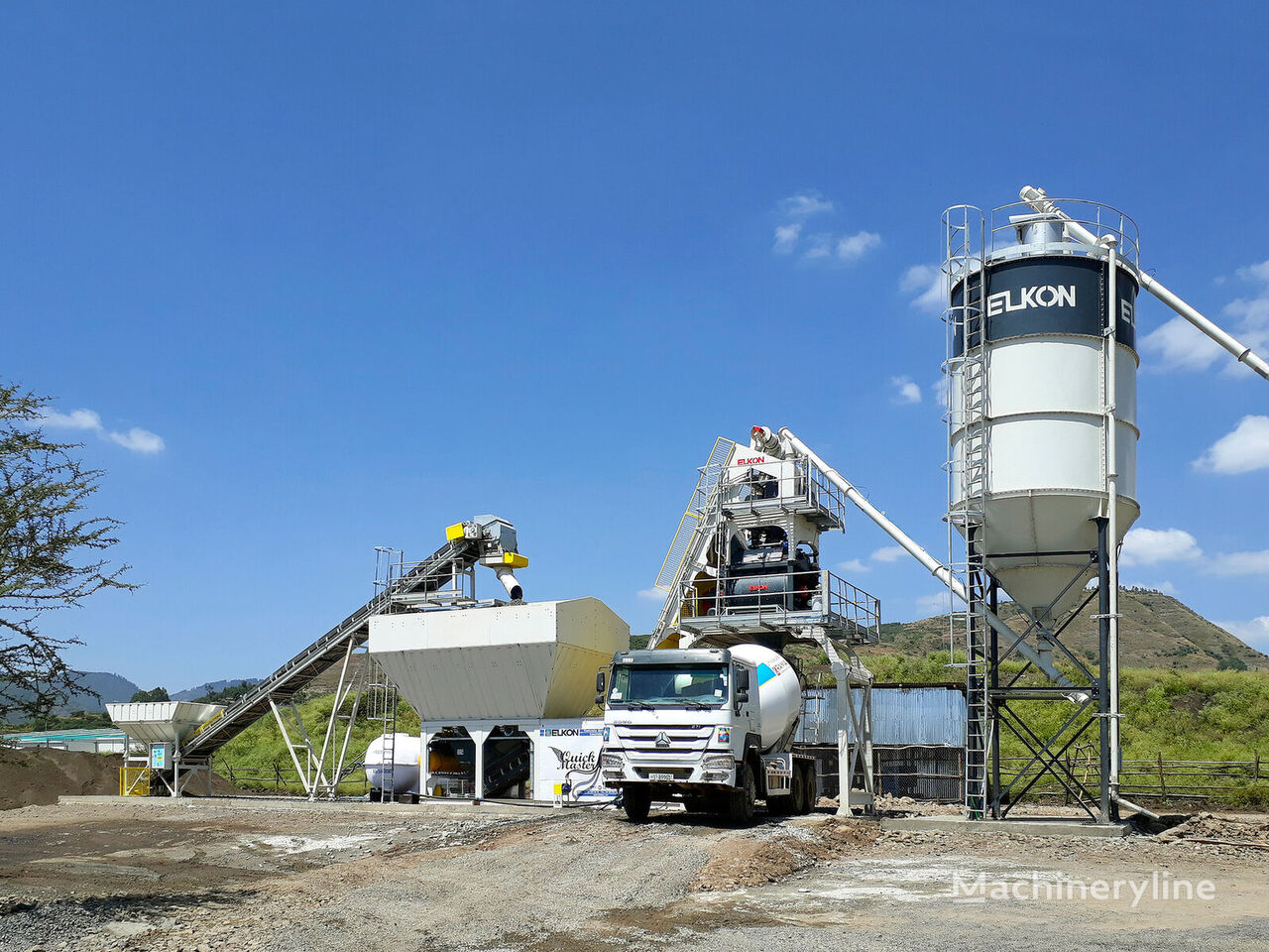 new Elkon ELKOMIX-60 QUICK MASTER Compact Batching Plant concrete plant