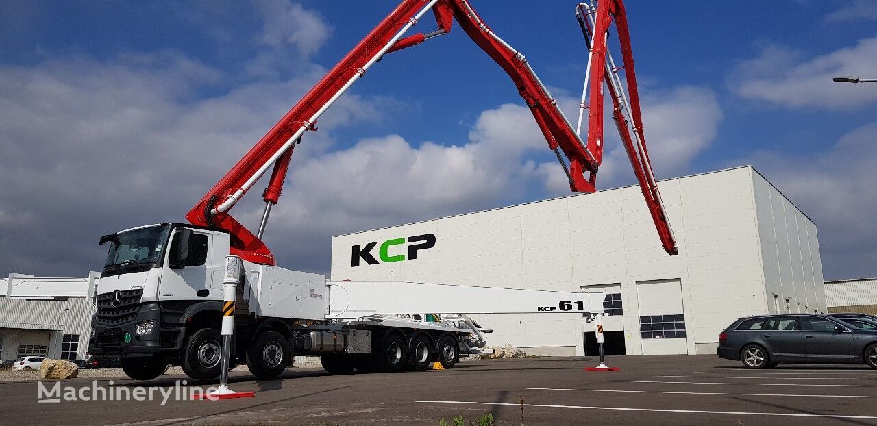 new KCP 61ZX6170 61ZX6170 on chassis Mercedes-Benz concrete pump
