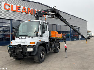 Unimog U 500 4x4 Hiab 12 Tonmeter laadkraan (bouwjaar 2009) mobile crane