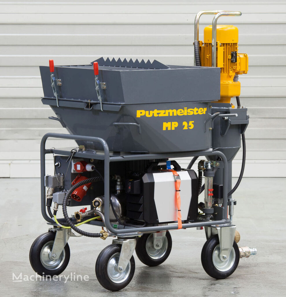 new Putzmeister MP25 plastering machine