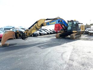 Caterpillar 324EL Beltegraver med rotortilt og pusseskuffe tracked excavator