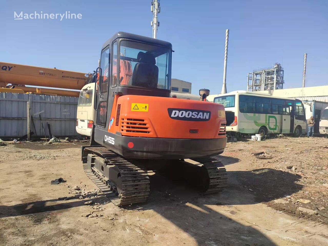 Doosan DH55 tracked excavator