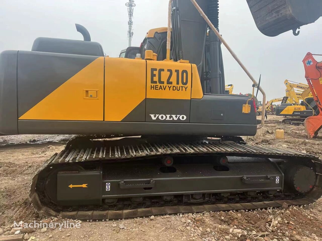 Volvo EC210D tracked excavator